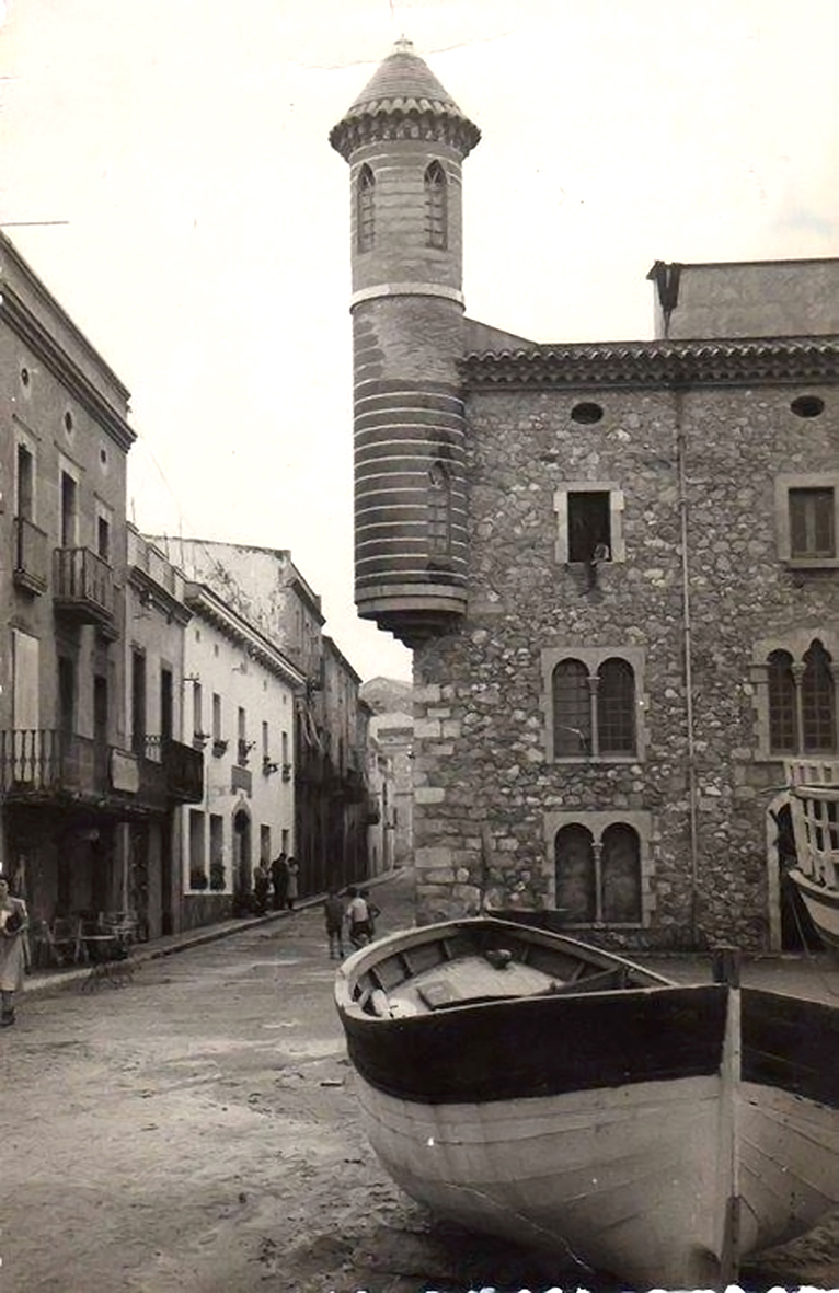 Vista de la primera Galeria Mestral de L'Escala